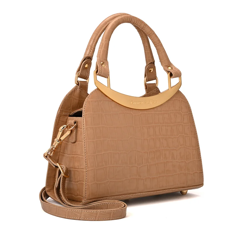Carmen Steffens Beige Camel Classic Bag